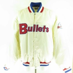 Vintage 90s Baltimore Bullets Basketball Jacket 6X